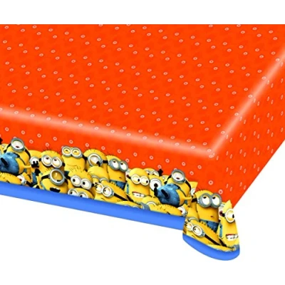 Image of Amscan International 120 x 180 cm Minions Plastic Tablecovers