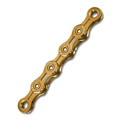 Image of KMC Unisex&#039;s X11el Chain, Ti N Gold, 118 Link