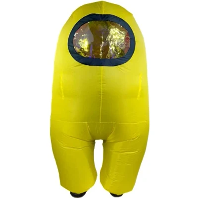 Image of KAPTOYS Among Us Inflatable Adult Costume,‎10512,Yellow