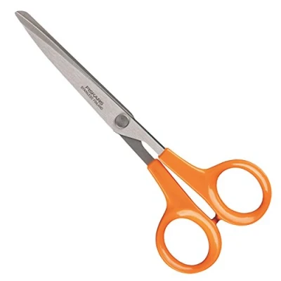 Image of Fiskars Paper Scissors, Total Length: 17 cm, Steel/Synthetic Material, Classic, 1000816