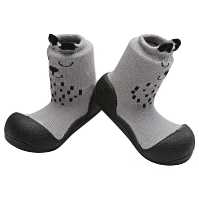 Image of Attipas Cutie Grey Size L Barefoot Shoes Infant Toddler Non Slip First Walking