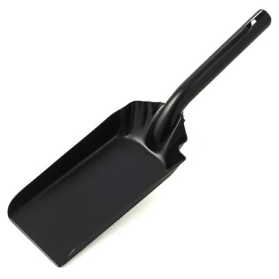 Image of MGE Fireplace Shovel Metal for and Barbecue Coal Ash Enamelled Cast Iron