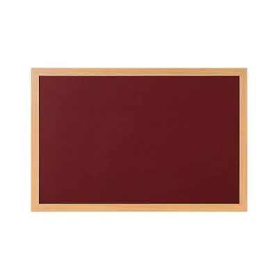 Image of Bi Office Earth Burgundy Felt Notice Boa