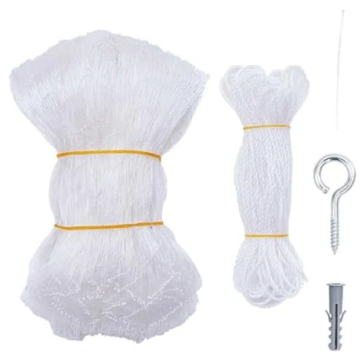 Image of vidaXL Cat Net Transparent 3x2 m Nylon