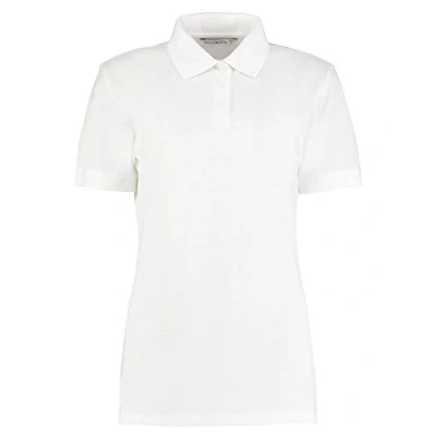 Image of Kustom Kit New Womens Klassic Polo Shirt with Superwash White Size 20