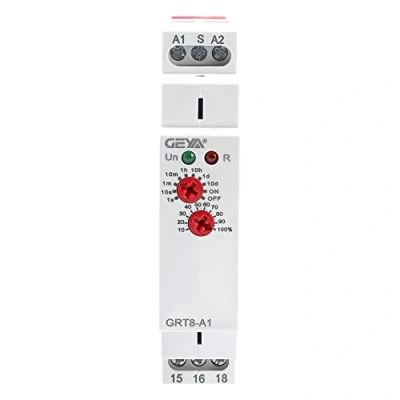 Image of GEYA Delay ON Single Function Time Relay 1 Output 16A Electronic Adjustable Power Timer Rail Modular(GRT8 A1,AC230V)