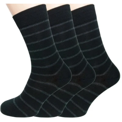Image of Loonysocks, 3 Pair of Our Best Business Socks Made Super Soft Ascona Merino Wool, Mens Black &amp; Grey (UK 9 11 (EU 43/46))