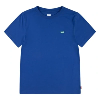 Image of Levi&#039;s Batwing Chest HIT Unisex Basic Tshirt for kids, Size: 2y, True blue
