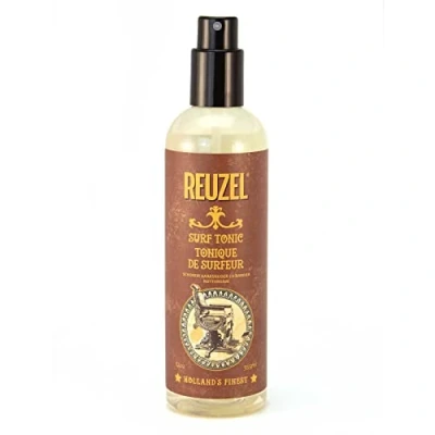 Image of Reuzel Surf Tonic Hairspray Fragrance Free Adds Grip, Texture and Volume Create a Windblown Style with Matte Finish Exaggerates Hair&#039;s Natural for All Hair Types 355 ml