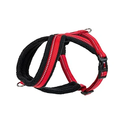 Image of HALTI Comfy Harness, Size X Large, Lightweight Fleece Lined Reflective &amp; Adjustable Dog Front Back Ring for a Lead, Great Puppy Walks, Sizes Small, Medium Large Dogs