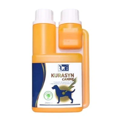 Image of TRM Pet Kurasyn Canine Joint Aid For Dogs &amp; Food Supplement Perfect To Maintain Healthy Mobility, During Rehabilitation, Senior And Care (240ml)