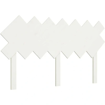 Image of vidaXL Bed Headboard White 141x3x80.5 cm Solid Wood Pine
