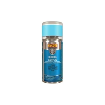 Image of Hycote Double Acrylic Aerosol Car Spray Paint, Ford Riviera Blue, 150 ml