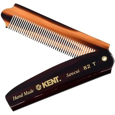 Image of Kent Brushes Handmade Combs Large Folding Pocket Comb for Men