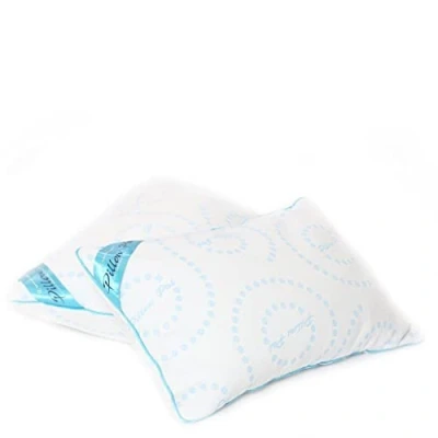 Image of LIZZIE JACOBS Memory Foam Cooling Pillow Anti Bacterial Firm Medium Support Allergenic Orthopedic Neck Pain Relief Supreme Quality (2 Pillows)