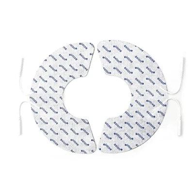Image of axion 2pcs self adhesive TENS electrodes pads for knee Ideal shape pain relief &amp; joint e.g. arthrosis, arthritis, gout Reusable Certified medical