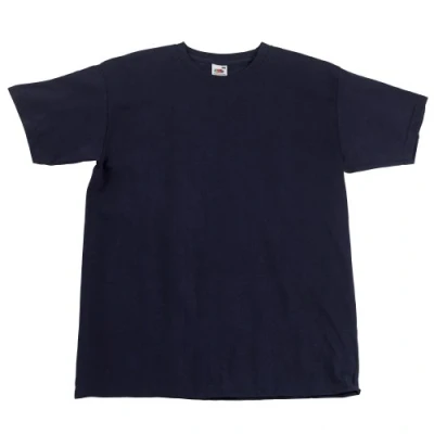 Image of Fruit of the Loom Super Premium Short Sleeve T Shirt (Pack 10) Mens Dark Blue, M (61 044 0)