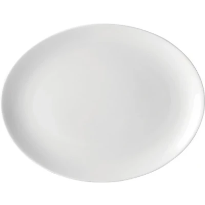Image of Utopia Pure White, E20025 000000 B06024, Oval Plate 10&quot; (25cm) (Box of 24)
