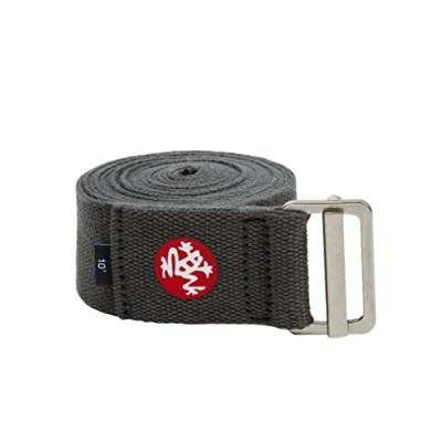 Image of Manduka Unisex Align Yoga Strap, Thunder, Long