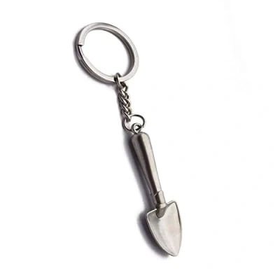 Image of Juliyeh Pendant Spoon, Keyring Metal Shovel,Keychain Gadget,Key for Various Styles of Keys sivler S