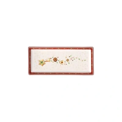 Image of Winter Bakery Delight Cake plate rectangular