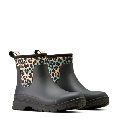 Image of ARIAT Kelmarsh Shortie Rubber Boots, Black, 6.5 UK