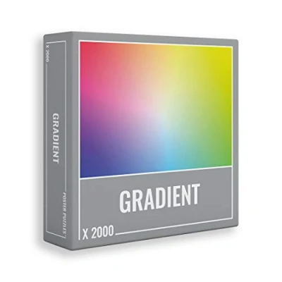 Image of Cloudberries Gradient Puzzle: Hard 2000 Piece Jigsaw Puzzles for Adults, Rainbow Puzzle with Fun Colour Gradient,