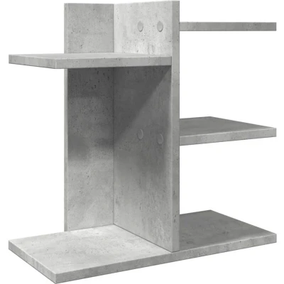 Image of vidaXL Desk Organiser Concrete Grey 42x21.5x42 cm Engineered wood