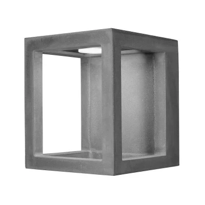 Image of Box Outdoor LED Wall Fixture Urban Grey IP65 4W 4000K 208lm