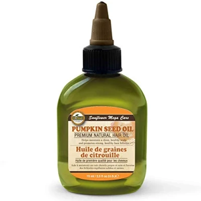 Image of Difeel Premium Natural Hair Care Oil, Pumpkin, 2.5 Fluid Ounce