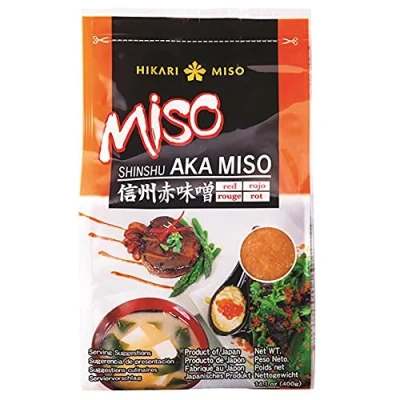 Image of Shinshu Miso (Soybean Paste) 400g (Red (AKA))