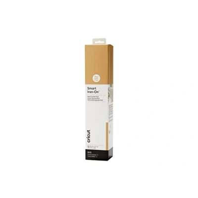 Image of Cricut Smart Iron On Gold 2.7 m (9 ft) Heat Transfer Vinyl Roll (HTV) For use with Explore 3 and Maker