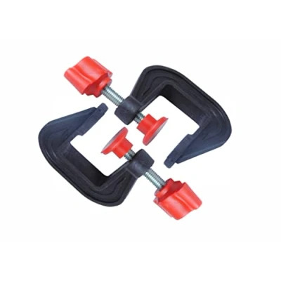 Image of Linic UK Made G Clamps, Pair of 1&quot; (25mm) Clamps. (H4041) Free Postage