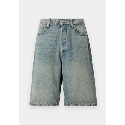 Image of JACK &amp; JONES Men&#039;s Jjiron Jjoriginal Shorts Mf 325, Blue Denim, XXL