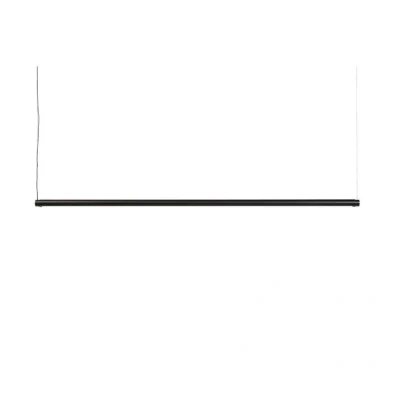 Image of HAY Factor Linear LED pendant, diffused, black