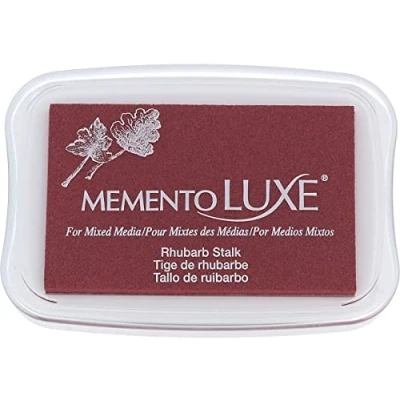 Image of Tsukineko Memento Luxe Mixed Media Ink Pad Rhubarb Stalk