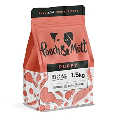 Image of Pooch &amp; Mutt Complete Puppy Dry Dog Food (Grain Free), Chicken Superfood Blend, 1.5kg