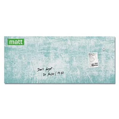 Image of SIGEL GL297 Premium Glass magnetic Board, matt surface, 130 x 55 cm, easy mounting, super White Artverum