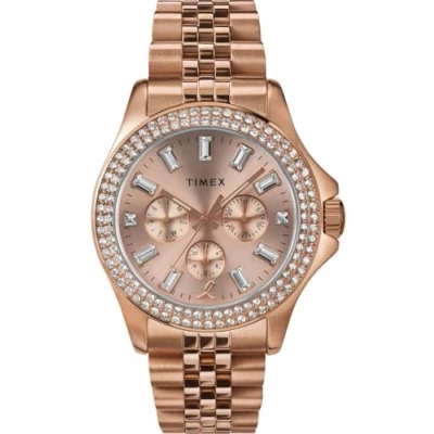 Image of Timex Women&#039;s Multi Dial Quartz Watch with Stainless Steel Strap TW2V96700