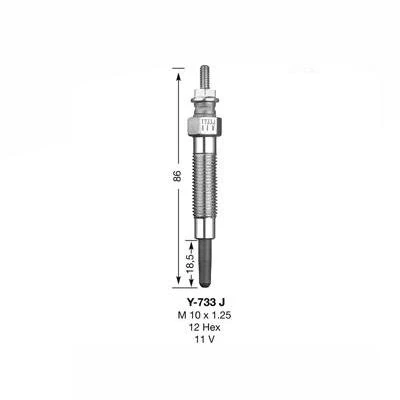 Image of NGK Glow Plug Y733J