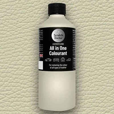 Image of Scratch Doctor All in One Leather Colourant for BMW Self Seal Dye Repair Paint Car Seats &amp; Interior (Dakota Lemon)