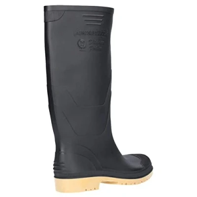 Image of Dikamar Administrator Wellington/Mens Boots/Plain Rubber Wellingtons (11 UK) (Black)