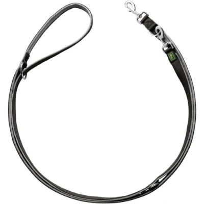 Image of HUNTER Neoprene Nylon Training Lead Rope, 25 x 200 cm, Medium, Black/Grey