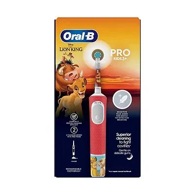 Image of Oral B Pro Kids Lion King Electric Toothbrush Designed By Braun