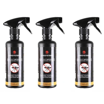 Image of Lifesystems ​EX4 Biting Insect Mosquito Repellent Fabric Treatment Pump Spray 350ml x 3