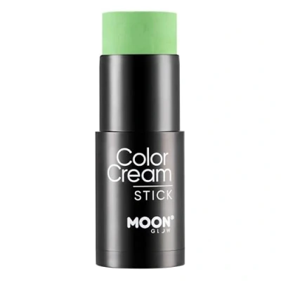 Image of Intense Neon UV ColorCream Face &amp; Body Paint Stick by Moon Glow Professional Makeup for Adults, Kids 21g (Intense Green)