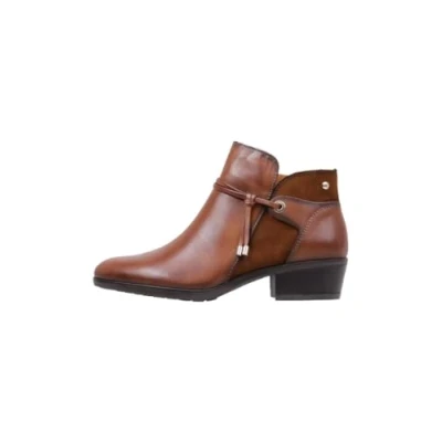 Image of Daroca Calfskin Leather Women&#039;s Zip up Ankle Boots