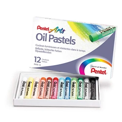 Image of Pentel phn 12 Arts Oil Cake, Multi Colour