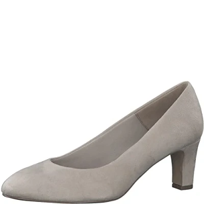 Image of Tamaris Women Classic Court Shoes, Ladies Shoes,TOUCHit Footbed,Court Shoes,Heel Shoes,Evening Shoes,high Heels,Ivory,36 EU