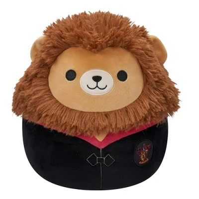 Image of Squishmallows Original “Harry Potter 10 Inch Gryffindor Lion in Hogwarts Robe Plush Ultrasoft Official Jazwares (Medium Sized)